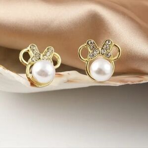 Golden Mouse Earrings